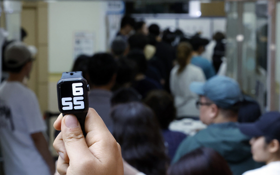 투표용지 부족 초유의 사태 벌어진 송파구 투표장