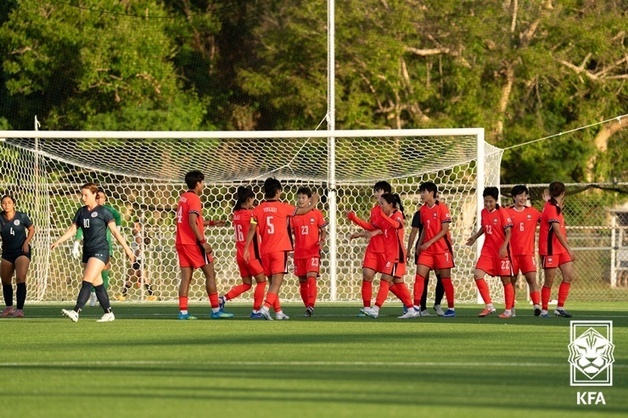여자축구, 2026 E1 챔피언십 예선 1차전서 괌 5-0 완파