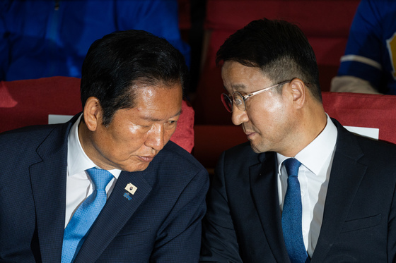 정청래·한병도 '출구조사 결과는?'