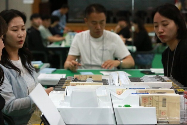 6·3 지방선거 충북 개표작업