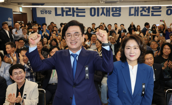 [6·3 지선] 허태정 대전시장 당선 확실…이장우에 26%p 이상 앞서