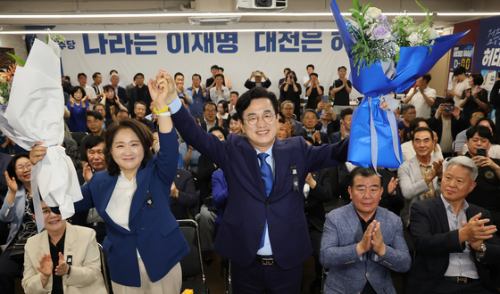 허태정 대전시장 후보 '당선 확실'