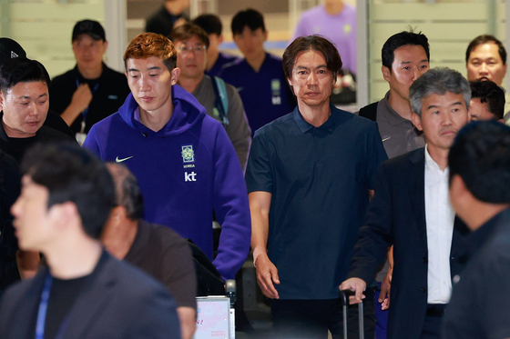 '월드컵 최악 성적' 홍명보호 입국