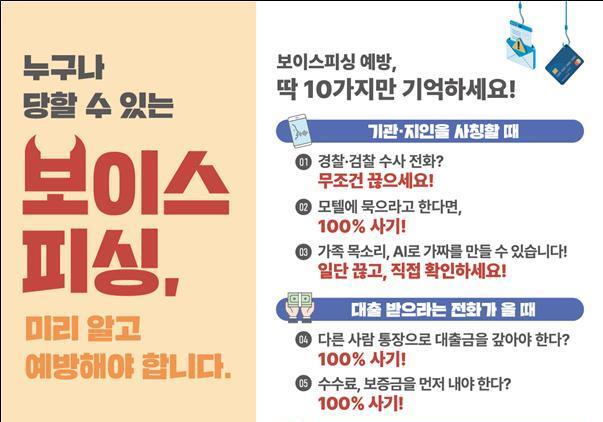 "보이스피싱 피해 강남3구 집중"…아파트 엘리베이터로 예방 캠페인