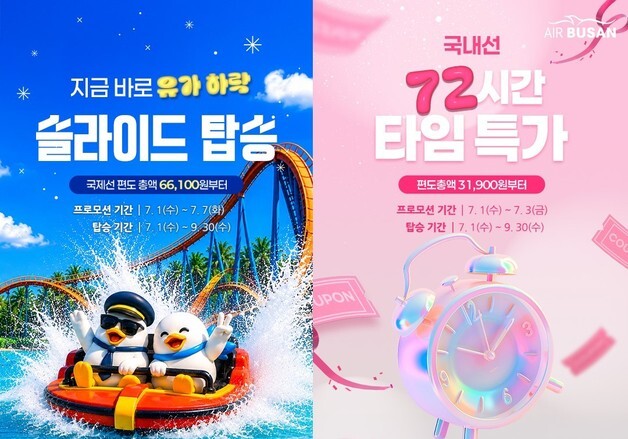 에어부산, 유류할증료 인하 맞춰 항공권 특가 프로모션