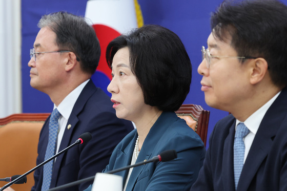 당원대회준비위 발언하는 송옥주