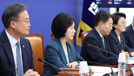 회의 주재하는 송옥주 부위원장