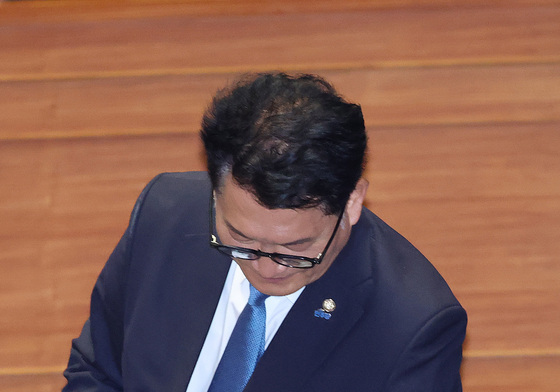 상임위원장 선거 투표하는 송영길