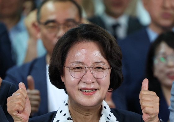 추미애 경기도지사 당선 확실…첫 여성 광역단체장 탄생