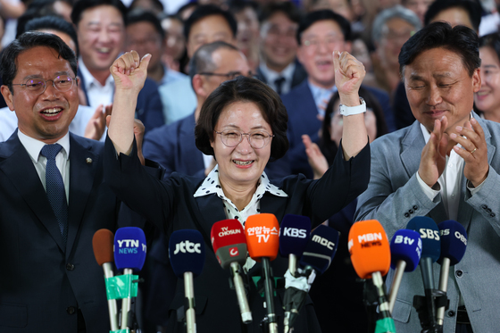 추미애 경기도지사 당선 확실…첫 여성 광역단체장 탄생