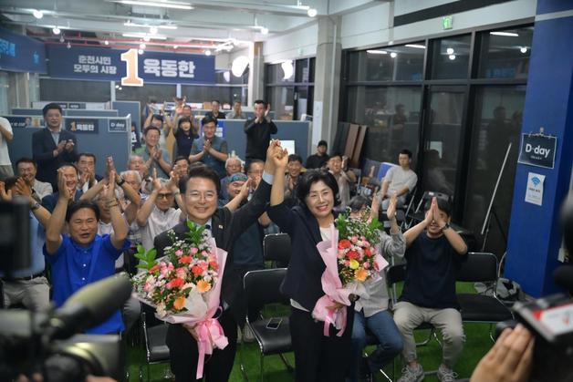 [6·3 지선] 육동한 춘천시장 '당선 확실'…"더 확실한 성과로 증명"