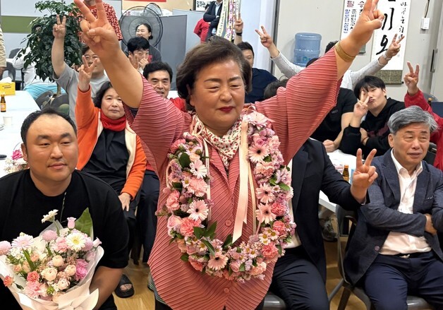 [6·3 지선]천기옥 울산 동구청장 당선…44.06% 득표, 개표율 99.82%