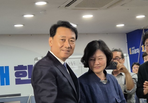 이광재 하남갑 보궐 후보 '당선 확실'