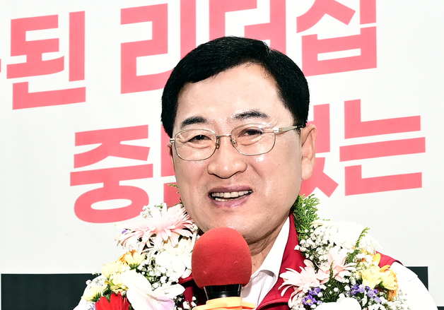 [6·3 지선]주낙영 국힘 경주시장 당선, '통합과 중단없는 경주 발전 약속'