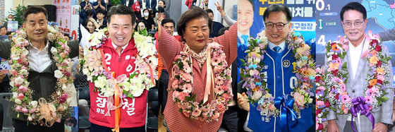 울산 기초단체장 '국힘 4·민주 1'…보수 텃밭 재확인