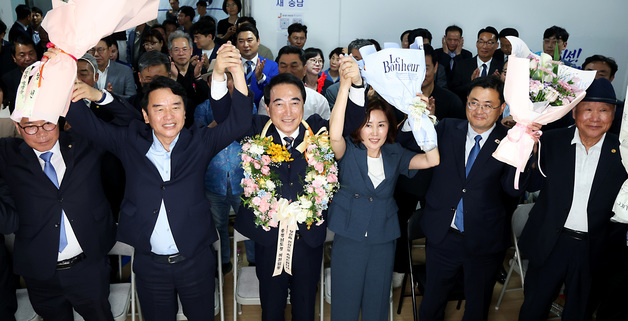 충남도지사, 박수현 더불어민주당 후보 당선