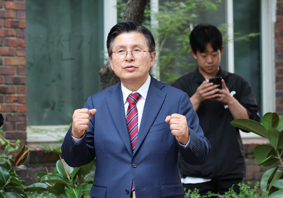 부정선거 외치는 황교안
