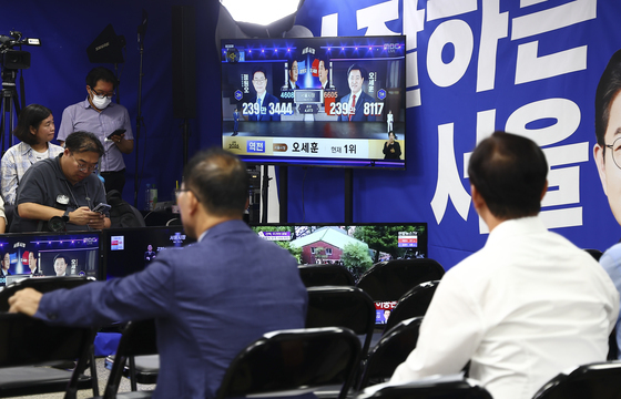 오세훈 13시간 만에 '역전'