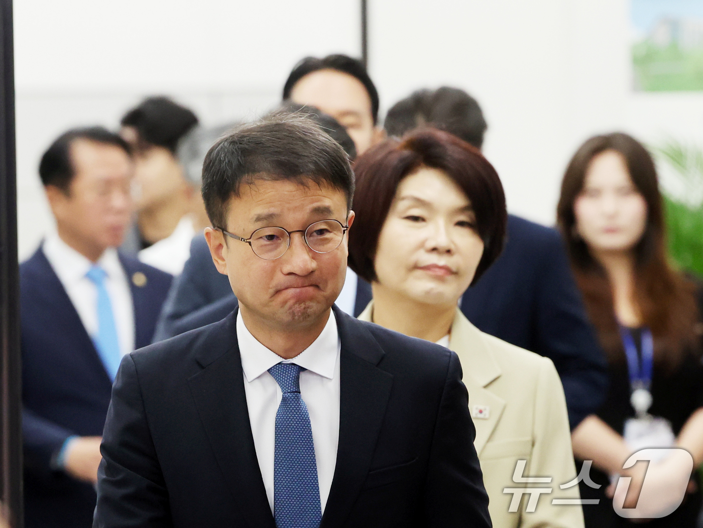 (서울=뉴스1) 황기선 기자 = 한병도 더불어민주당 원내대표가 4일 오전 서울 여의도 국회에서 열린 정책조정회의에 참석하고 있다.  2026.6.4/뉴스1