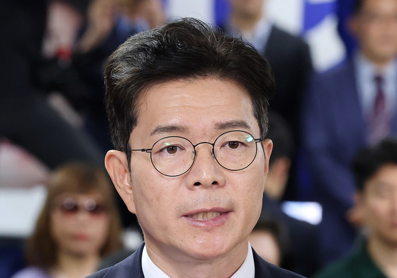 지선 입장 밝히는 정원오 후보