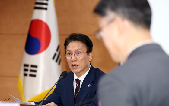 드론·대드론 통합 TF 최종보고회의 발언하는 김민석 총리