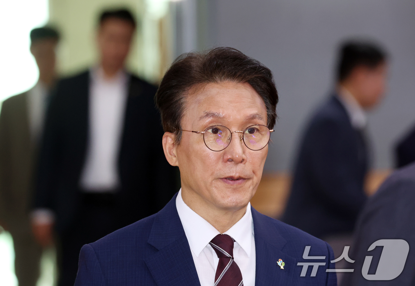 (서울=뉴스1) 김명섭 기자 = 김민석 국무총리가 4일 오전 서울 종로구 정부서울청사 별관에서 열린 드론·대드론 통합 TF 최종보고회의에 참석하고 있다. 2026.6.4/뉴스1