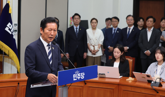 모두발언하는 정청래 대표