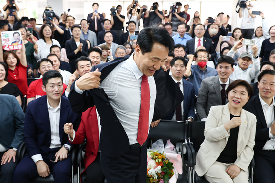 '5선' 오세훈, '다시 시작이다'