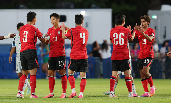 대한민국 축구대표팀 '평가전 2연승'