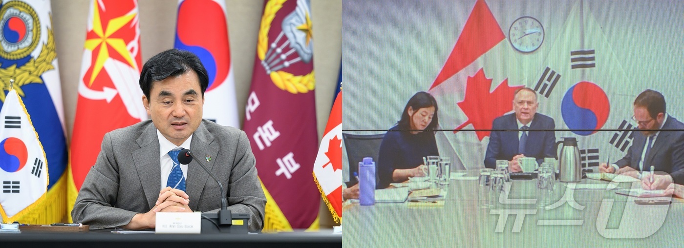 캐나다 잠수함 사업, 안규백 장관 통화로 수주 노력