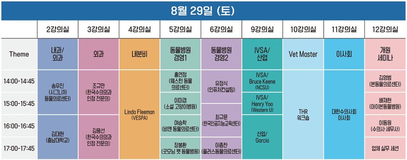 본문 이미지 - 부산수의컨퍼런스 일정표 ⓒ 뉴스1