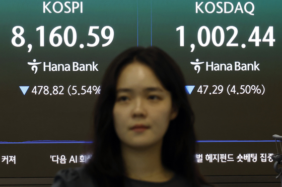 코스피-코스닥, 큰 폭 하락