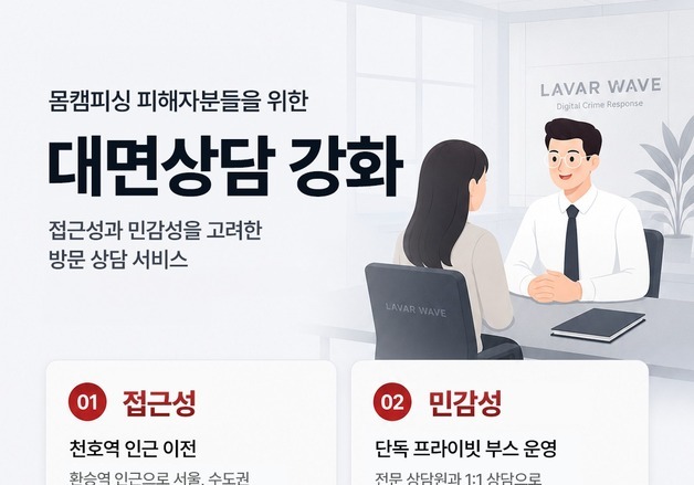 몸캠피싱 상담 문턱 낮춘다…라바웨이브, 사무실 천호역 일대 이전