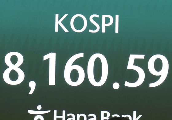 478.82포인트 하락한 코스피 지수