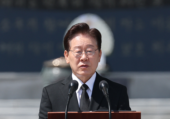 이재명 대통령, 현충일 추념사