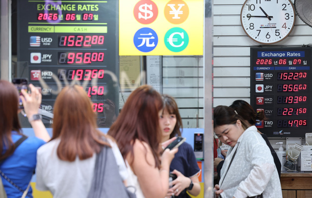 원달러 환율, 야간 거래서 1550원 돌파… 17년만 최고치