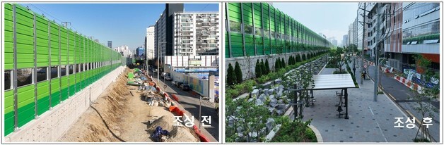 구로구, 구일역 철도변 유휴부지 주민 녹지공간으로 조성