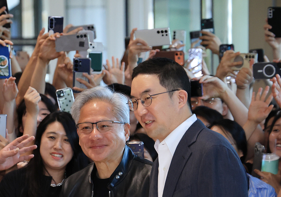 LG 방문한 '젠슨 황'