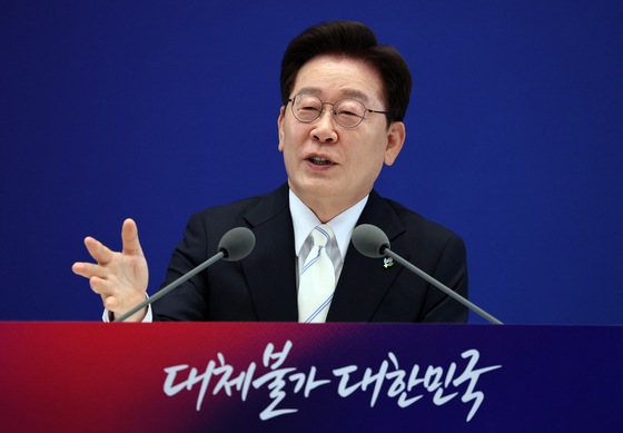 답변하는 이재명 대통령