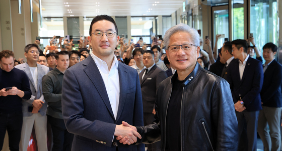 구광모 회장 만난 젠슨 황