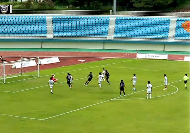 진천 HR FC, 기장군민축구단 2대 0 제압…홈 7경기 무패 행진