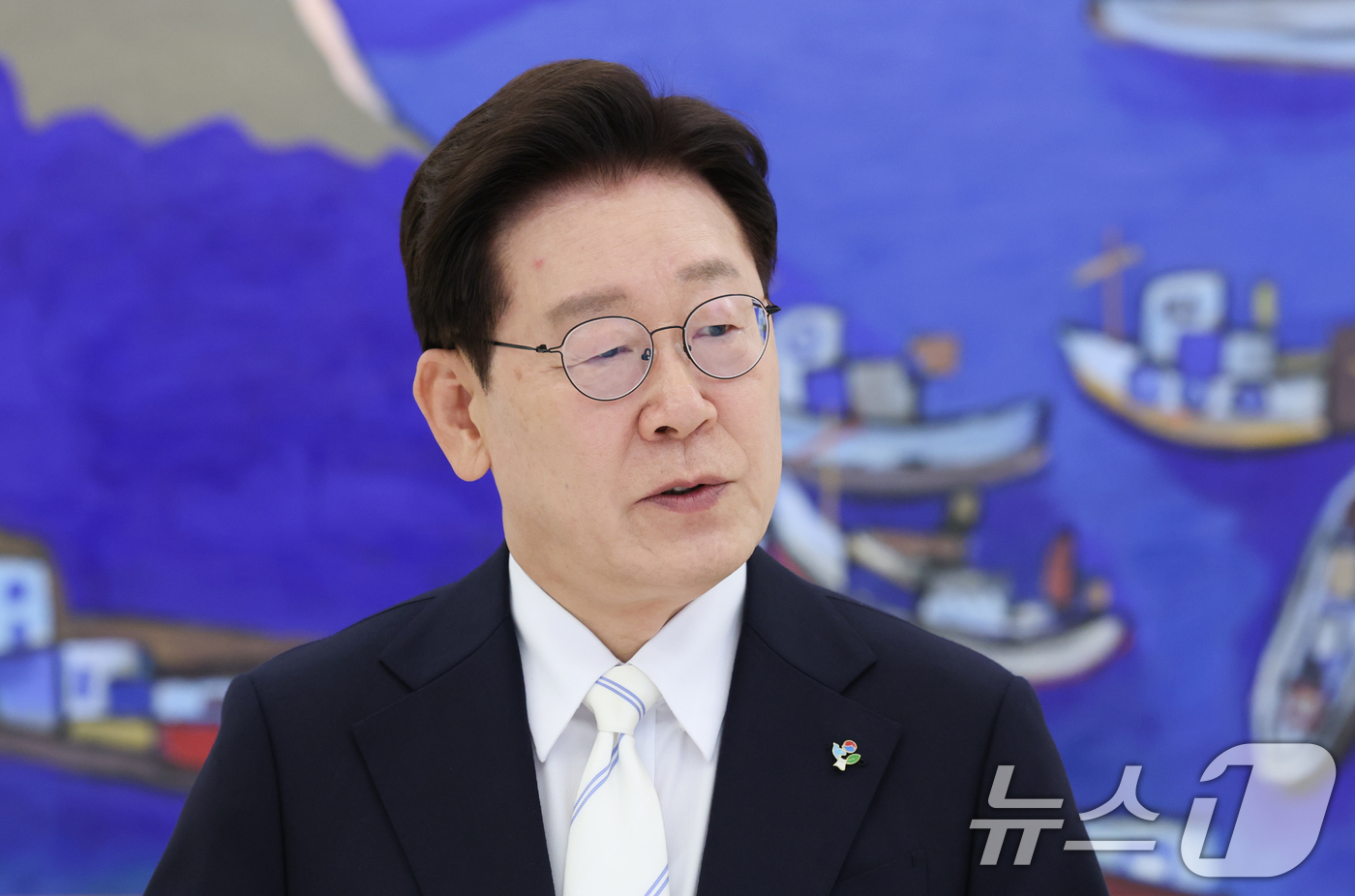 (서울=뉴스1) 허경 기자 = 이재명 대통령이 8일 청와대에서 열린 4부 요인 회동에서 발언하고 있다. 2026.6.8/뉴스1
