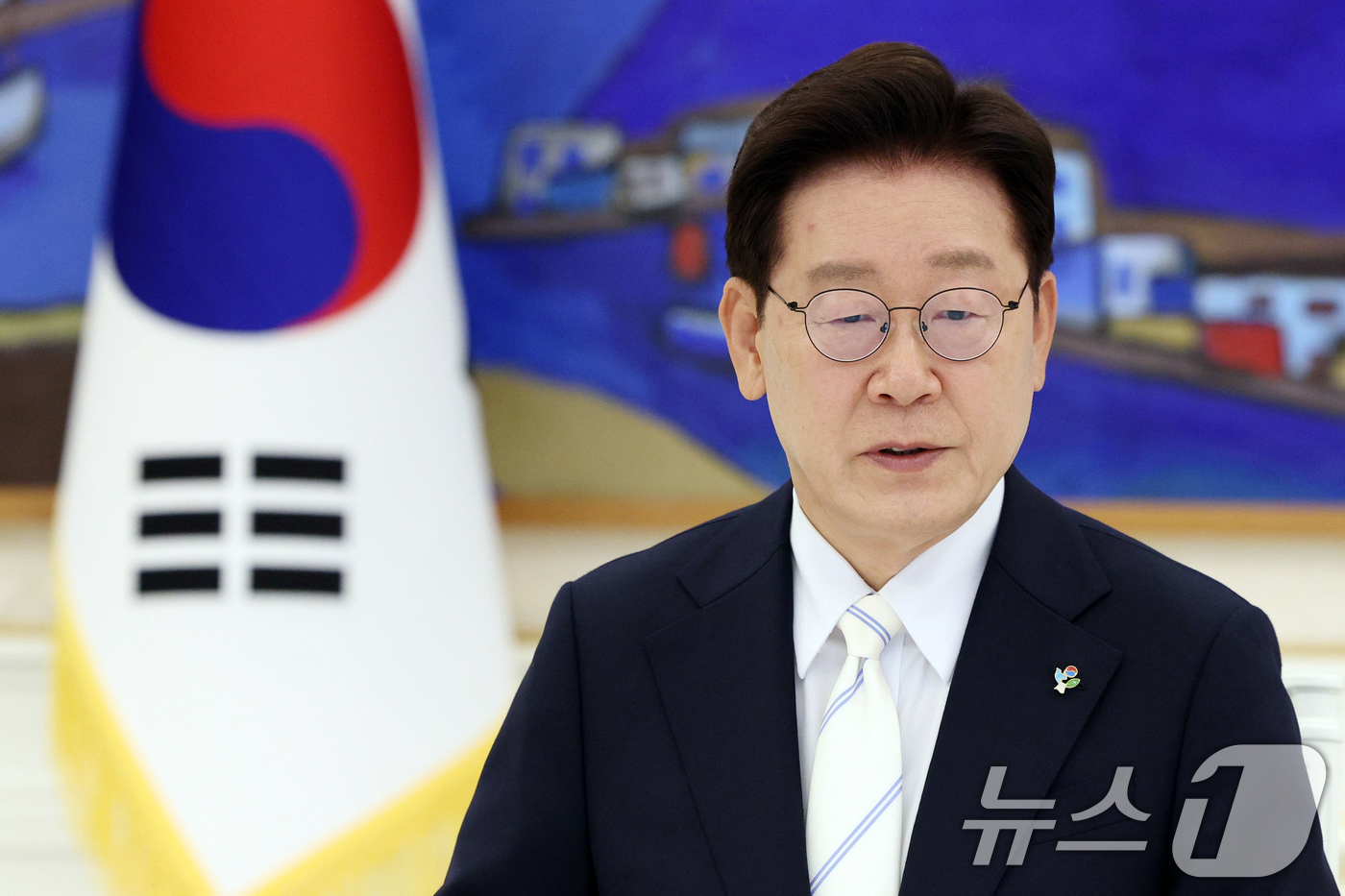 (서울=뉴스1) 이재명 기자 = 이재명 대통령이 8일 청와대에서 열린 4부 요인 회동에서 발언하고 있다. 2026.6.8/뉴스1