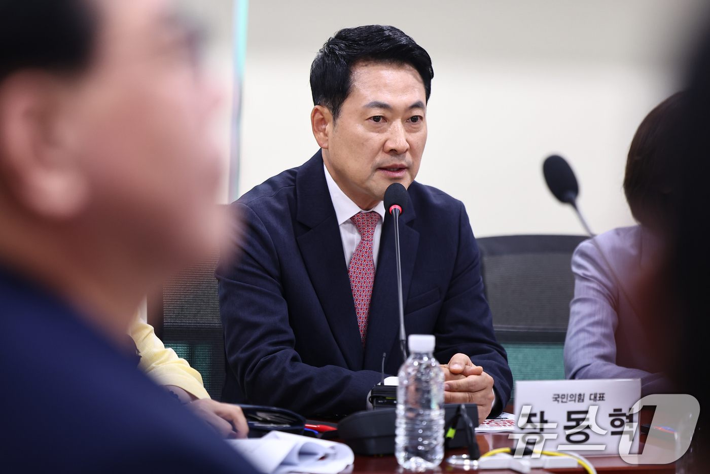 (서울=뉴스1) 김도우 기자 = 장동혁 국민의힘 대표가 8일 서울 여의도 국회에서 열린 6.3 투표용지부족·부실선거 사태 관련 토론회에서 발언하고 있다. 2026.6.8/뉴스1