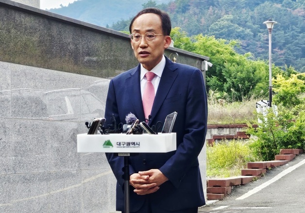 박근혜 전 대통령 만난 추경호 당선인