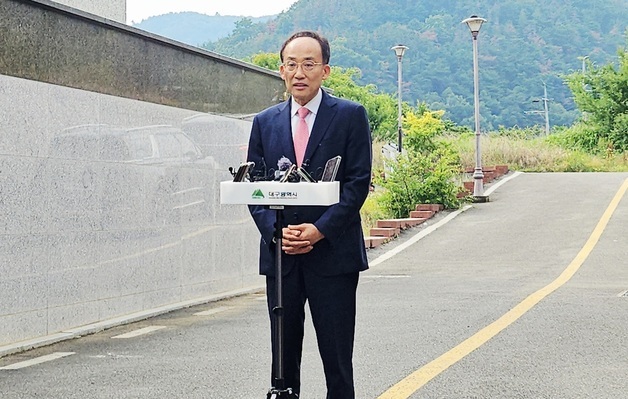 박근혜 전 대통령 만난 추경호 당선인