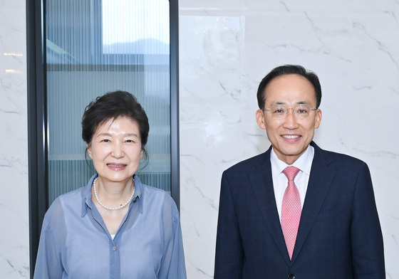 추경호 대구시장 당선인, 박근혜 전 대통령 예방
