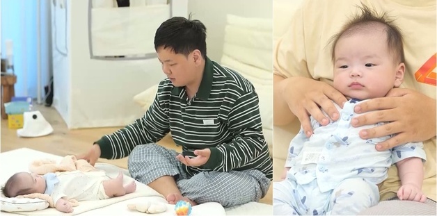 곽튜브, '슈돌'에서 생후 76일 된 아들 최초 공개…순둥이 등장