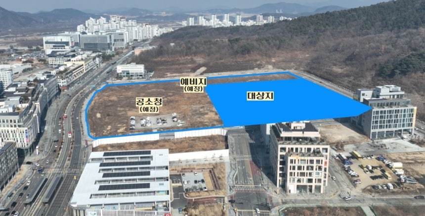 본문 이미지 -  세종지방법원 건립 예정지 (행복청 제공. 재판매 및 DB 금지)