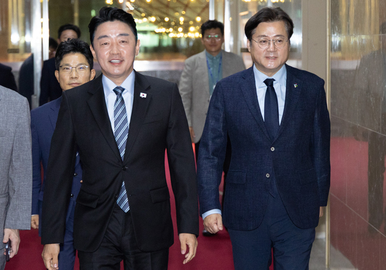 국회 찾은 강훈식·홍익표 '조정식 의장 예방'